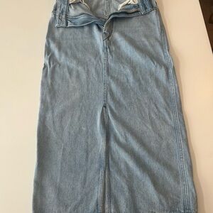 Classic Light Blue Women's Pencil Skirt